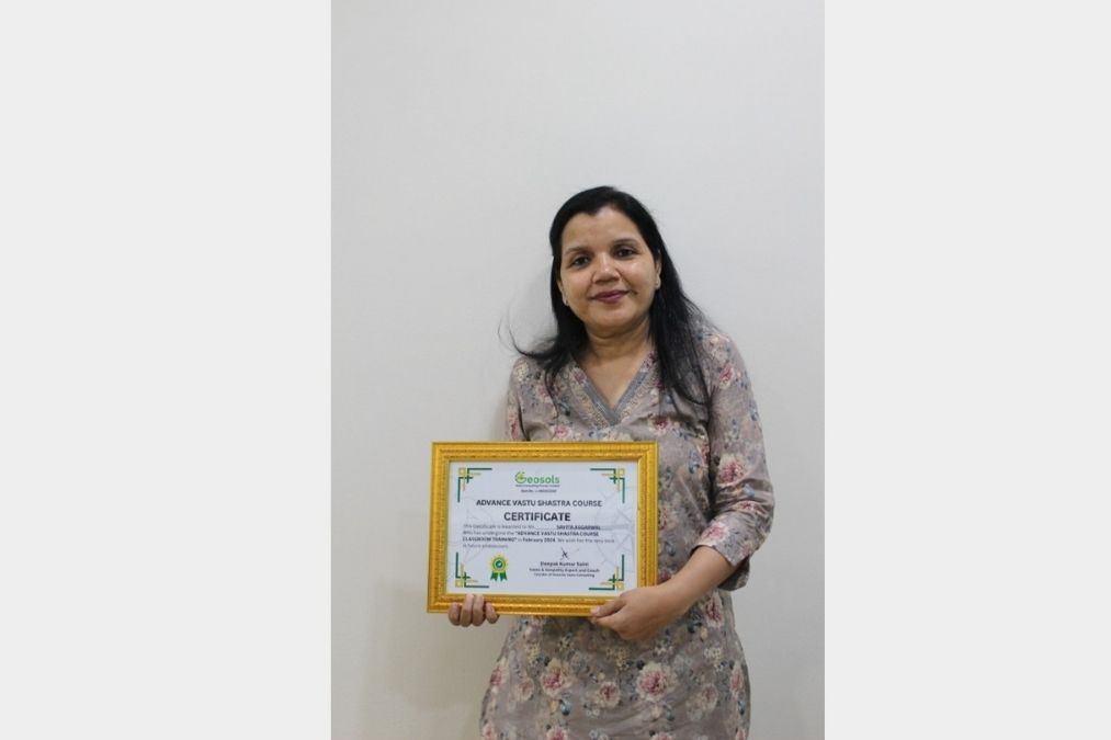 Best Vastu Consultant in India - Deepak Kumar Saini 32 Certificate 6
