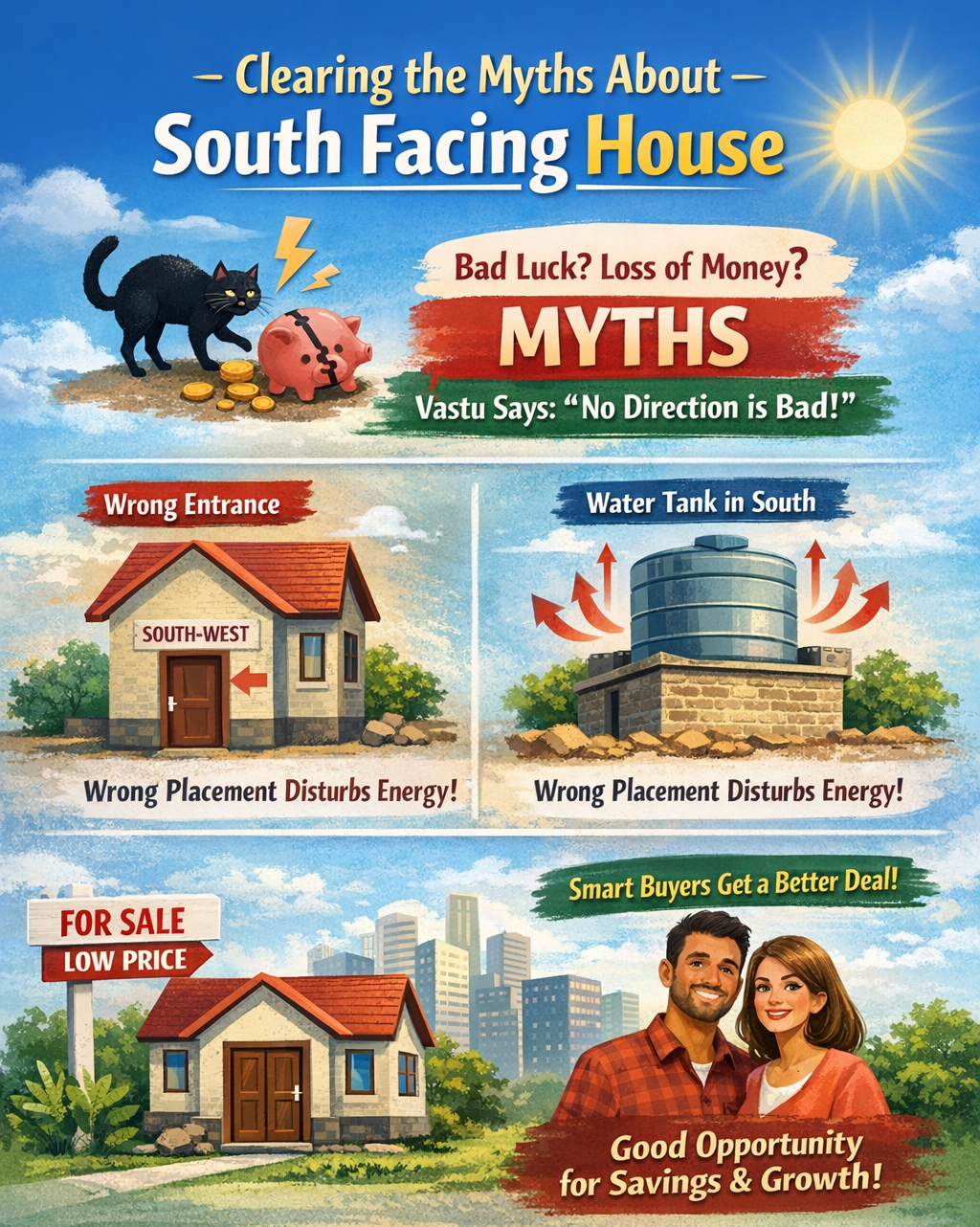Clearing the Myths about South Facing House