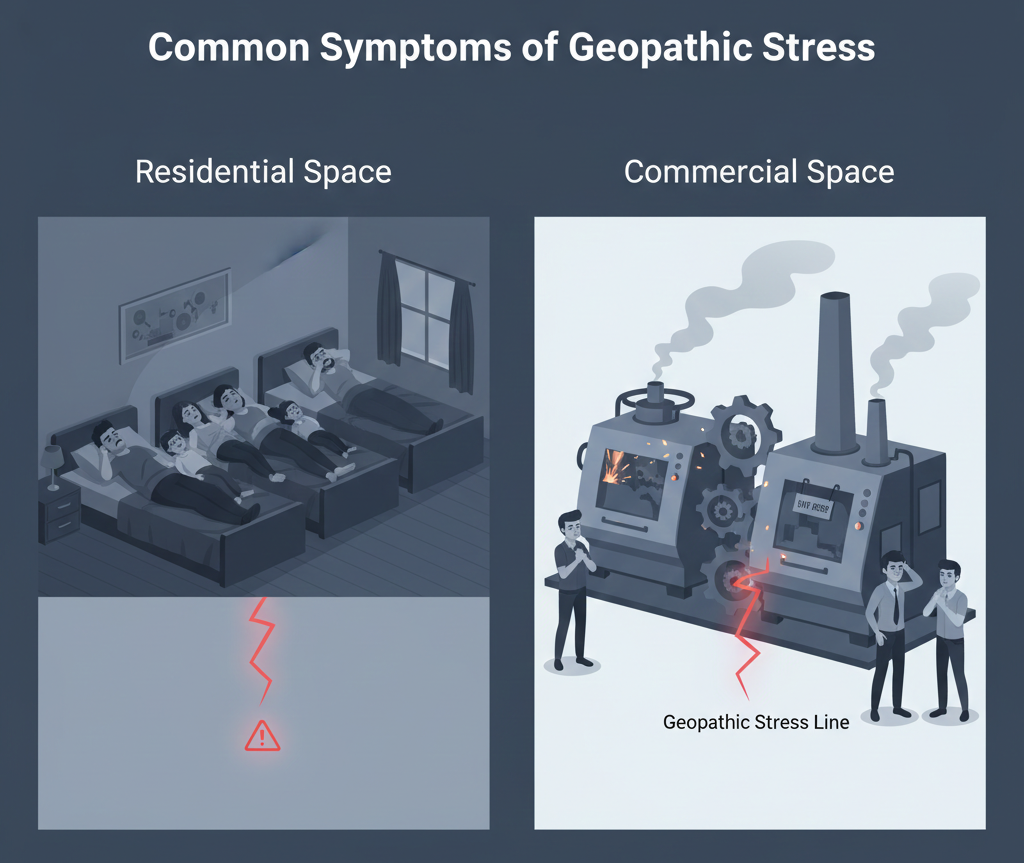 Common Symptoms of Geopathic Stress