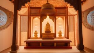 Ideal mandir design and colours as per Vastu Shastra