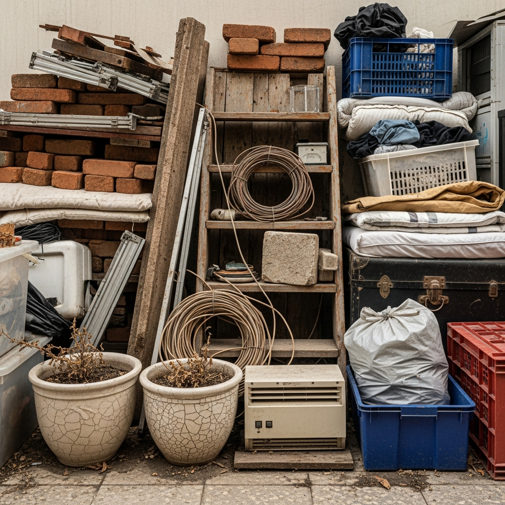 Letting Clutter Build Up on Your Terrace Letting Clutter Build Up on Your Terrace