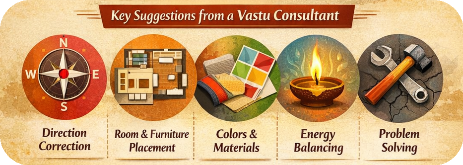 These are some important things that by a Vastu consultant suggests
